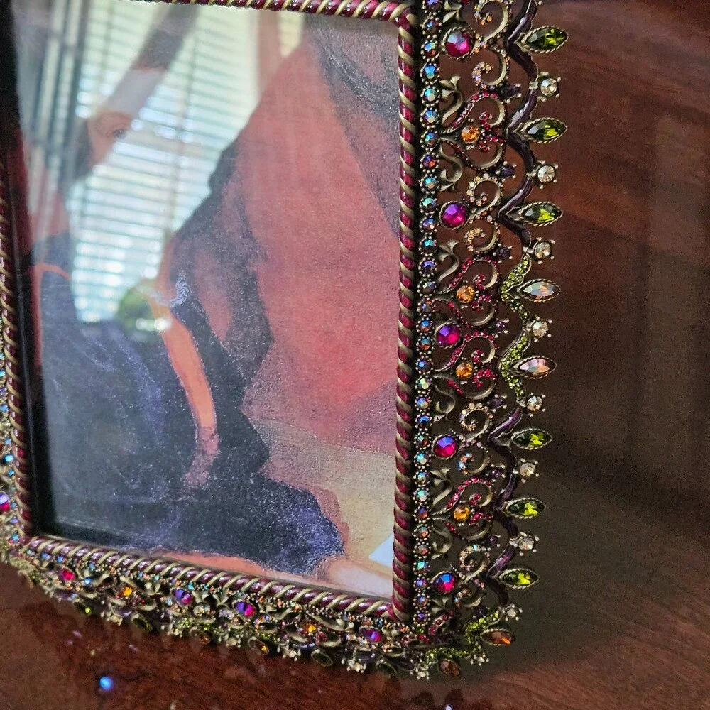 RARE SIGNED EXQUISITE JAY STRONGWATER HERITAGE CROWN TIARA CRYSTAL ENAMEL FRAME